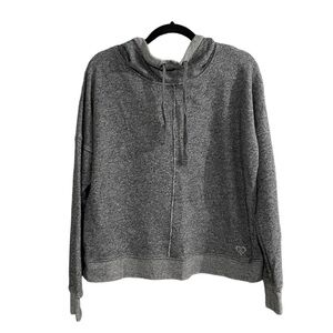 ROXY Pullover Oversized Hoodie Sweatshirt Charcoal Grey XXL